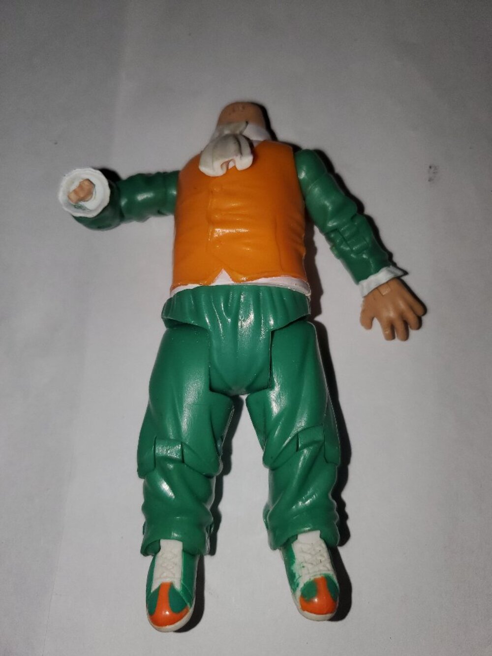 USED VINTAGE 2008 RUTHLESS AGGRESSION ACTION FIGURE MISSING HEAD AND HAND